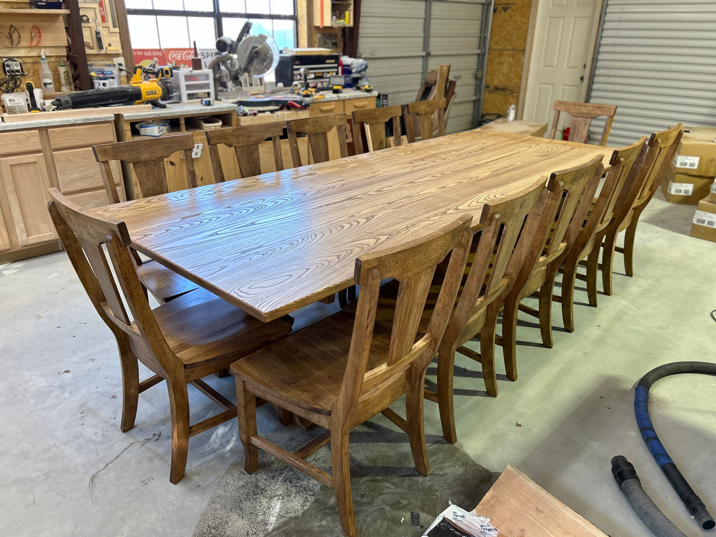 Glenda Farmhouse Double Pedestal table