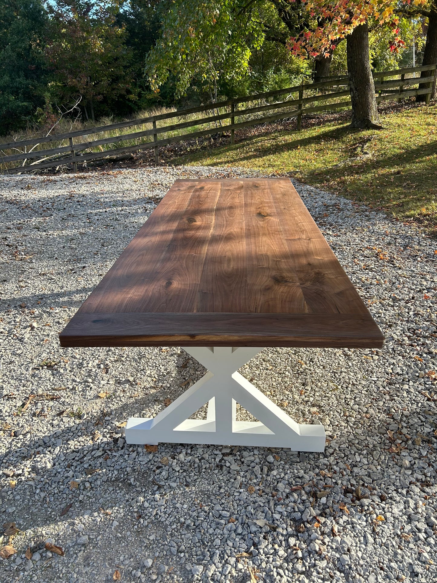 Classic X Frame Farmhouse Table
