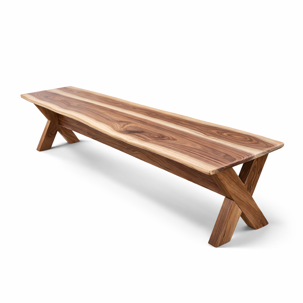 Modern X Frame bench