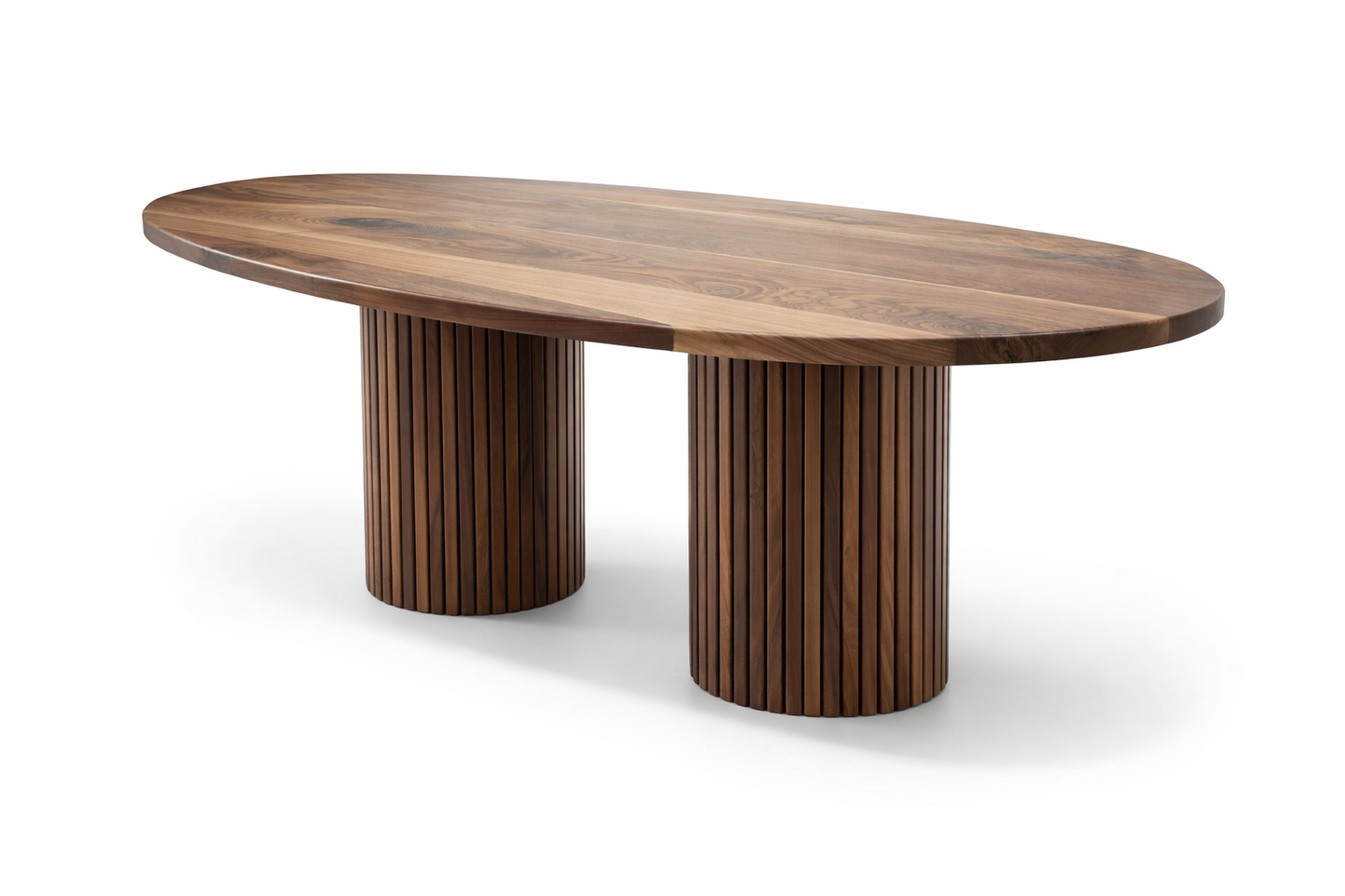 Fluted Oval Table