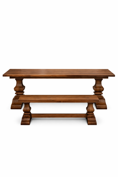 Glenda Double Pedestal bench