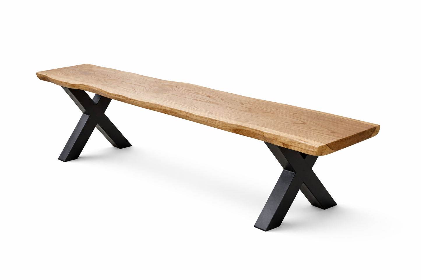 Metal X Frame bench